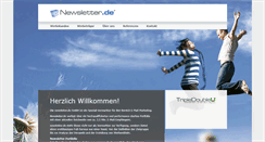 Desktop Screenshot of newsletter.de