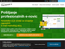 Tablet Screenshot of newsletter.si