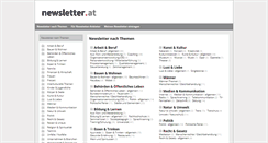 Desktop Screenshot of newsletter.at